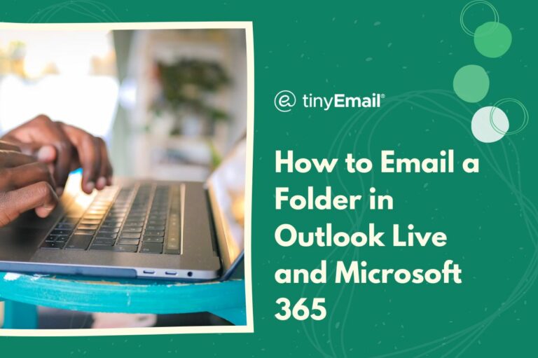 How to Email a Folder in Outlook Live and Microsoft 365