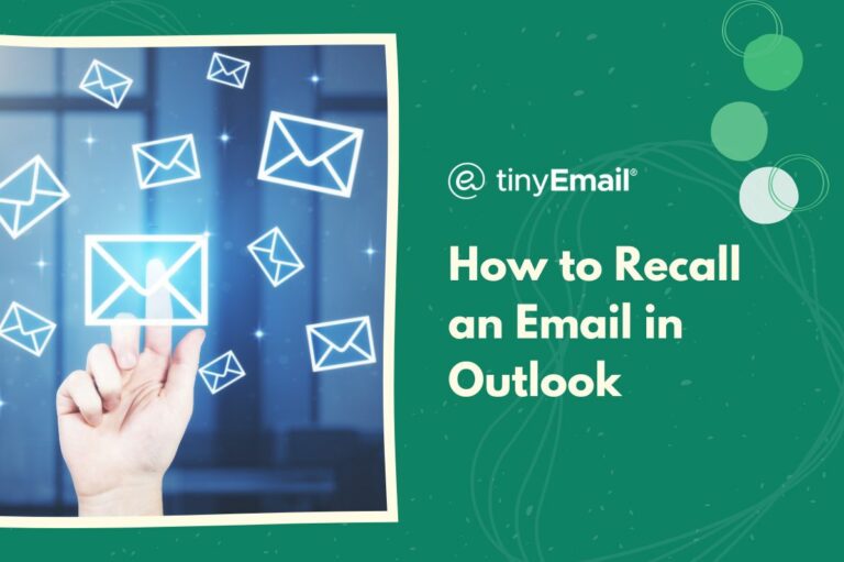 How to Recall an Email in Outlook