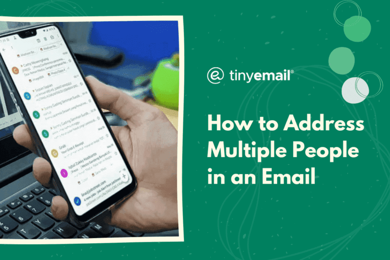 How to Address Multiple People in an Email