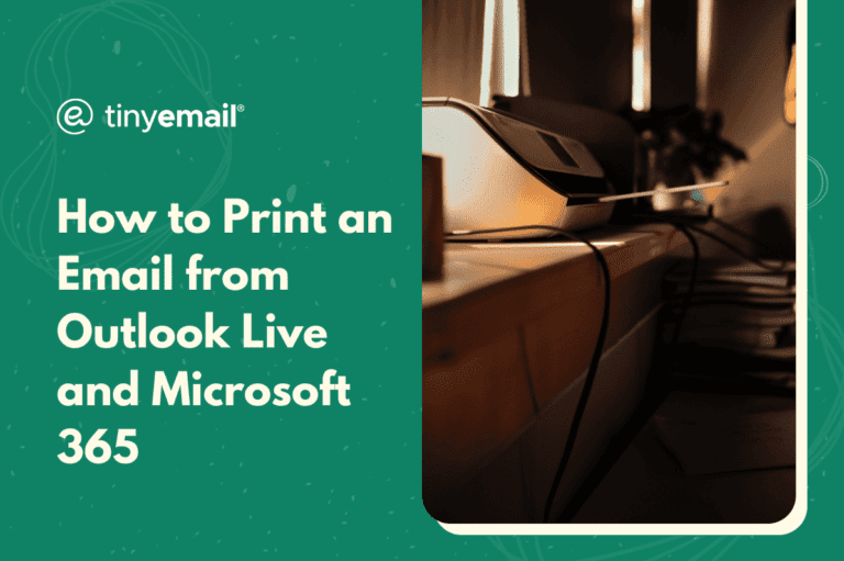 How to Print an Email from Outlook Live and Microsoft 365 1